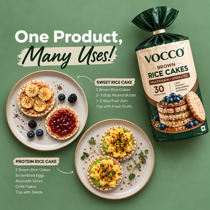 Brown Rice Cakes – Multigrain & Unsalted