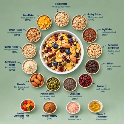High Protien Muesli Fruts & Nuts