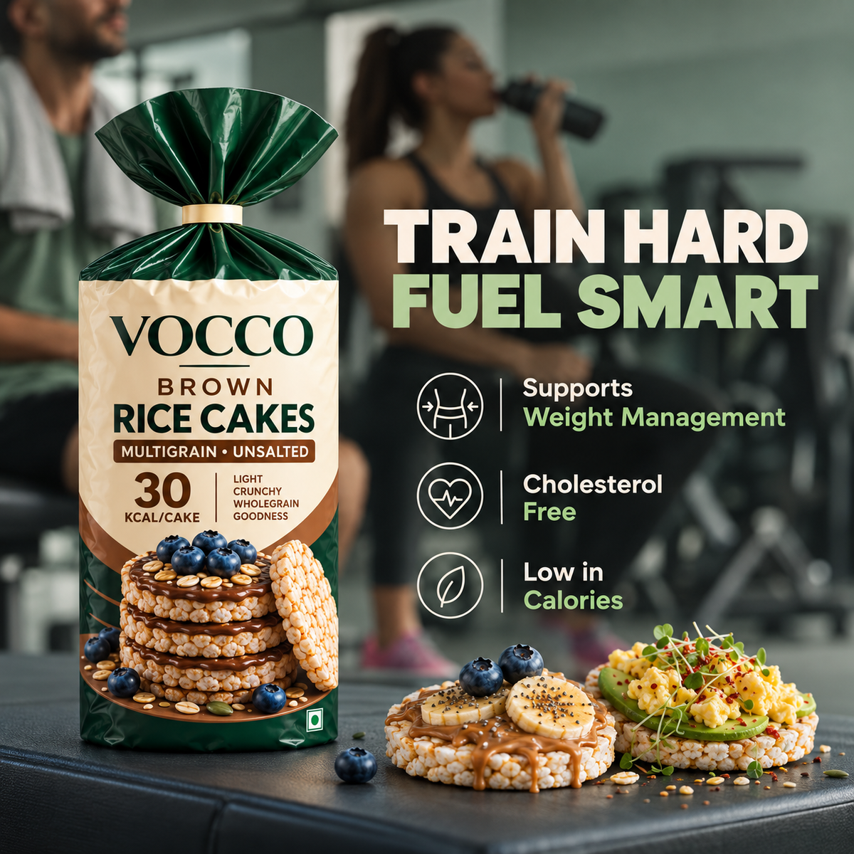 Brown Rice Cakes – Multigrain & Unsalted