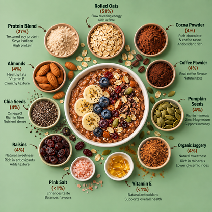 High Protein Oats – Café Mocha
