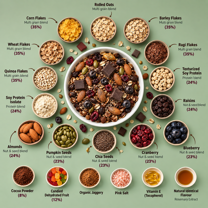High Protien Muesli Chocolate
