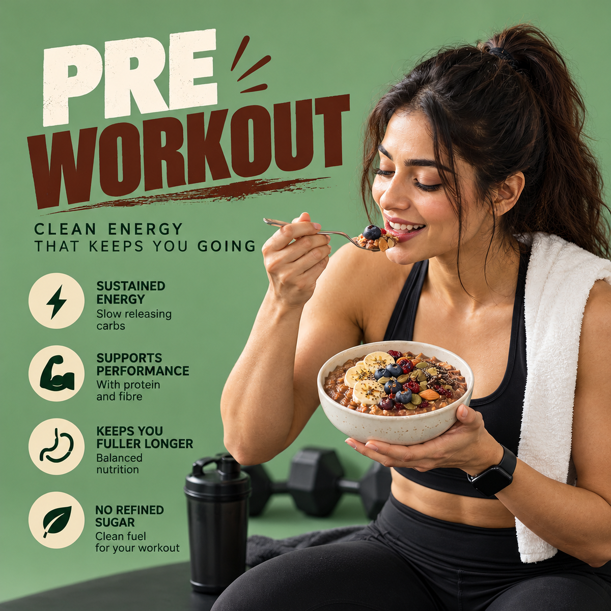 High Protein Oats – Café Mocha